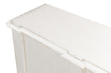 Crested White Wall Cabinet - Ornate Home