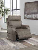 Crestmeade Fossil Power Lift Recliner (Online Special Price) - Ornate Home