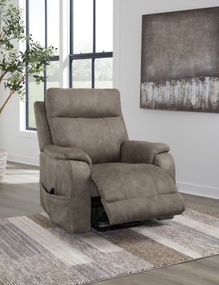 Crestmeade Fossil Power Lift Recliner - Ornate Home
