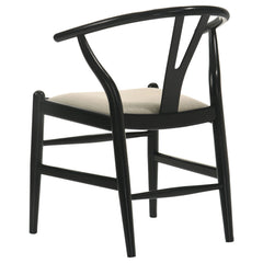 Crestmont Black 5-piece Extension Leaf Dining Table Set - Ornate Home