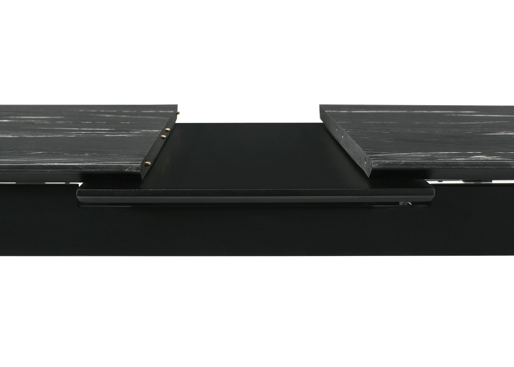 Crestmont Black Faux Marble Dining Room Table - Ornate Home