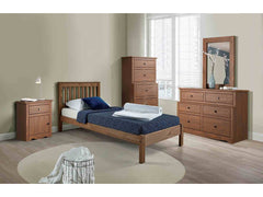 Creswell Mahogany 4 Pc. Full Bedroom Set - Ornate Home