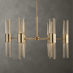 Cret Brass 12 Light Chandelier - Ornate Home