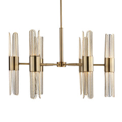 Cret Brass 12 Light Chandelier - Ornate Home