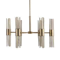 Cret Brass 12 Light Chandelier - Ornate Home