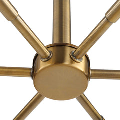 Cret Brass 12 Light Chandelier - Ornate Home