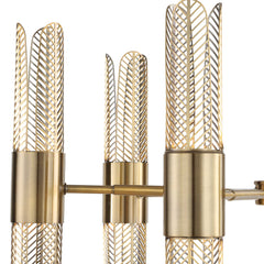 Cret Brass 12 Light Chandelier - Ornate Home