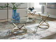 Crimonti Champagne Occasional Table Set (Set of 3) (Online Special Price) - Ornate Home