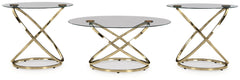 Crimonti Champagne Occasional Table Set (Set of 3) - Ornate Home