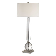 Crista Nickel Crystal Lamp - Ornate Home