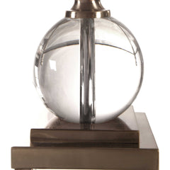 Crista Nickel Crystal Lamp - Ornate Home