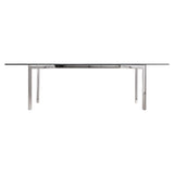 Cristobal Chrome/Glass Dining Table - Ornate Home