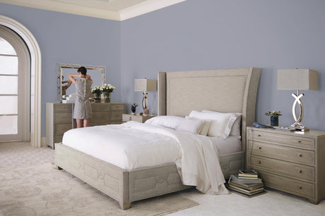 Criteria Olive Grey Shelter King Bed - Ornate Home