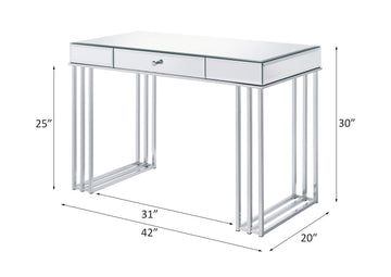 Critter Mirrored Writing Desk - Ornate Home