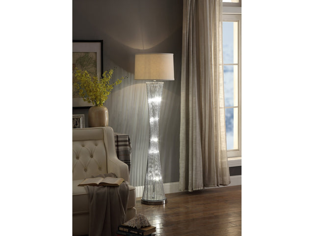 Crocus Chrome Floor Lamp - Ornate Home