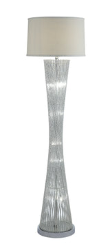 Crocus Chrome Floor Lamp - Ornate Home