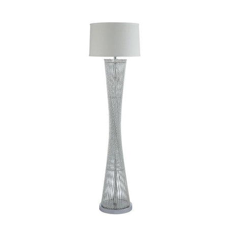 Crocus Chrome Floor Lamp - Ornate Home