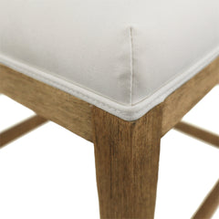 Croft  Natural Warm Wash/White Counter Stool - Ornate Home