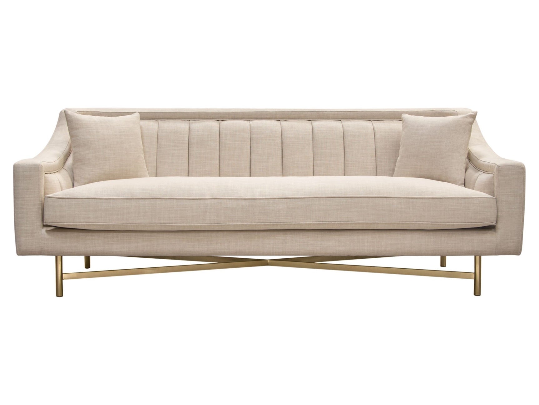 Croft Sand Sofa - Ornate Home