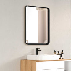 Croften Black Vanity Mirror - Ornate Home
