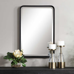 Croften Black Vanity Mirror - Ornate Home