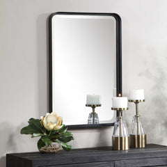 Croften Black Vanity Mirror - Ornate Home