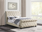 Crofton Beige Full Bed - Ornate Home