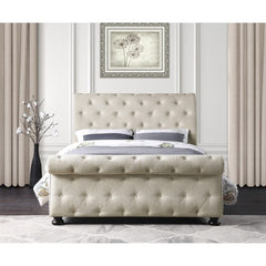 Crofton Beige Full Bed - Ornate Home