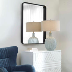 Crofton Black Large Mirror - Ornate Home