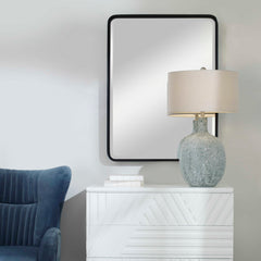 Crofton Black Large Mirror - Ornate Home