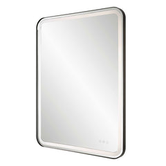 Crofton Black Lighted Large Mirror - Ornate Home