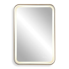 Crofton Brass Lighted Vanity Mirror - Ornate Home