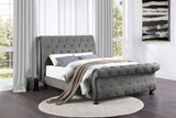 Crofton Dark Gray California King Bed - Ornate Home