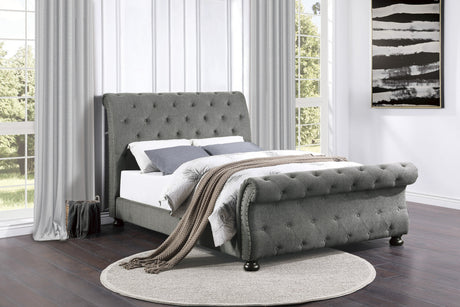 Crofton Dark Gray California King Bed - Ornate Home