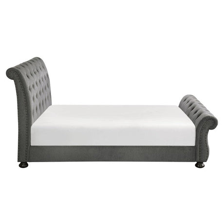 Crofton Dark Gray California King Bed - Ornate Home
