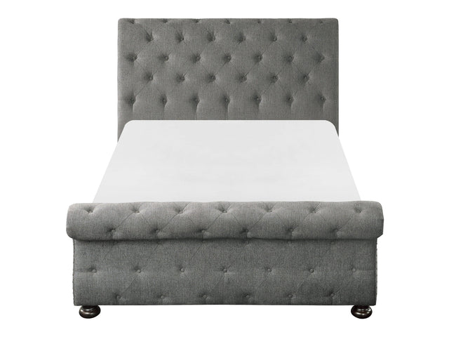 Crofton Dark Gray Eastern King Bed - Ornate Home