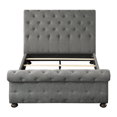 Crofton Dark Gray Eastern King Bed - Ornate Home
