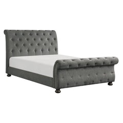 Crofton Dark Gray Eastern King Bed - Ornate Home