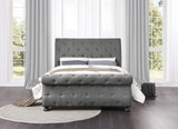 Crofton Dark Gray Eastern King Bed - Ornate Home