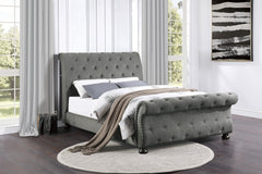 Crofton Dark Gray Eastern King Bed - Ornate Home