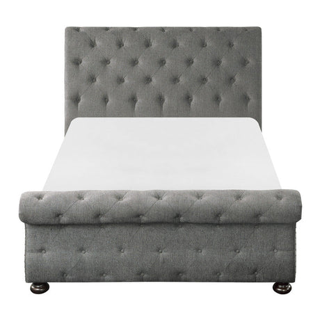Crofton Dark Gray Eastern King Bed - Ornate Home