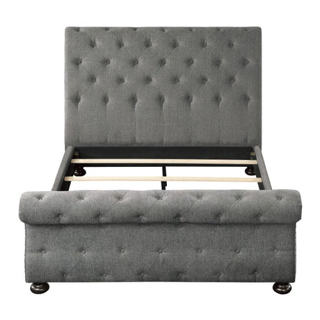 Crofton Dark Gray Eastern King Bed - Ornate Home