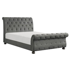 Crofton Dark Gray Eastern King Bed - Ornate Home
