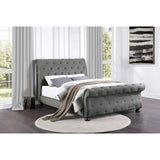 Crofton Dark Gray Eastern King Bed - Ornate Home