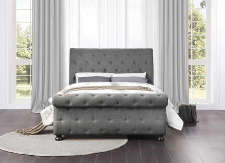 Crofton Dark Gray Queen Bed - Ornate Home