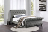 Crofton Dark Gray Queen Bed - Ornate Home