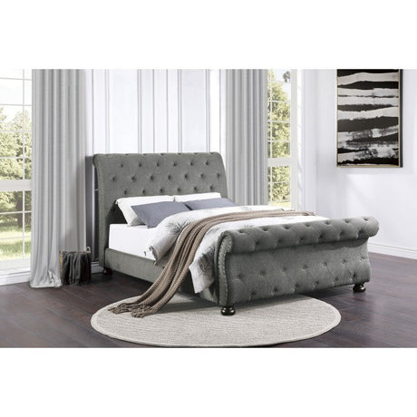 Crofton Dark Gray Queen Bed - Ornate Home