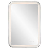 Crofton Nickel Lighted Vanity Mirror - Ornate Home