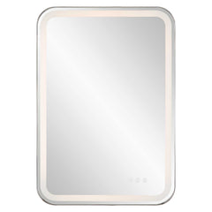 Crofton Nickel Lighted Vanity Mirror - Ornate Home
