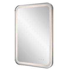 Crofton Nickel Lighted Vanity Mirror - Ornate Home